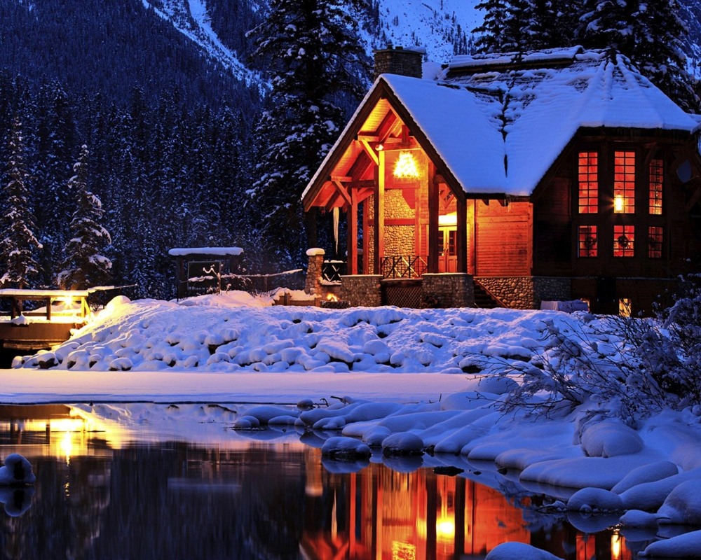 Winter Cottage - Majewski