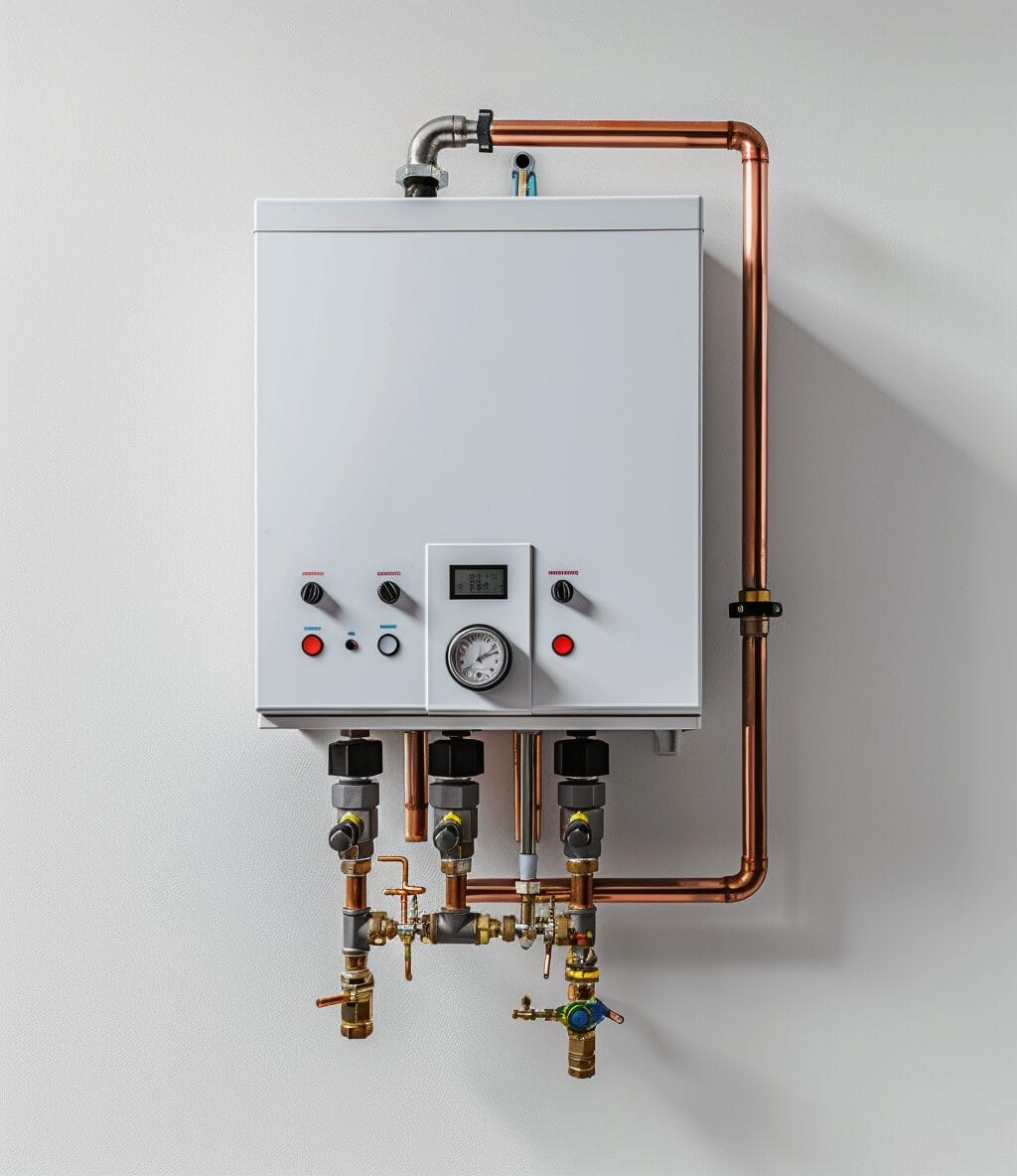 Electric boiler with Copper pipes